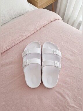 Shade & Shore Women's Neida EVA Two Band  Slide Sandals Size 6